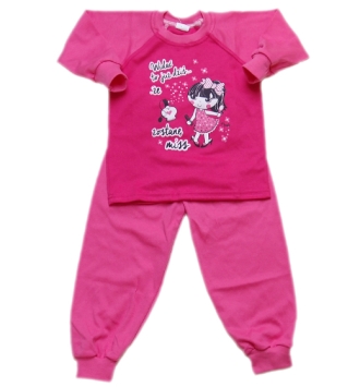Piżama dla dzieci Missy różowa