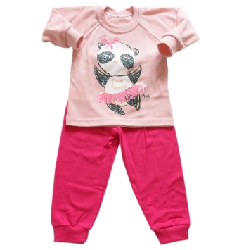 Piżama dla dziewczynki Panda